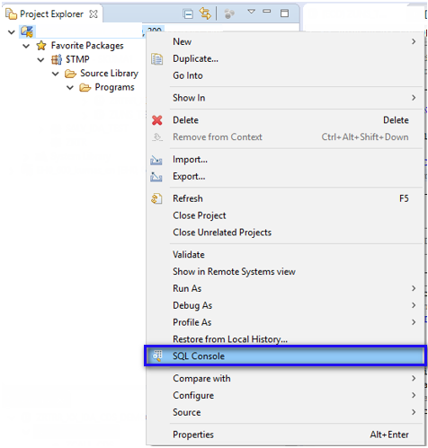 SQL Console